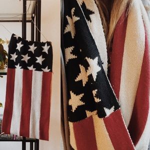 American flag scarf